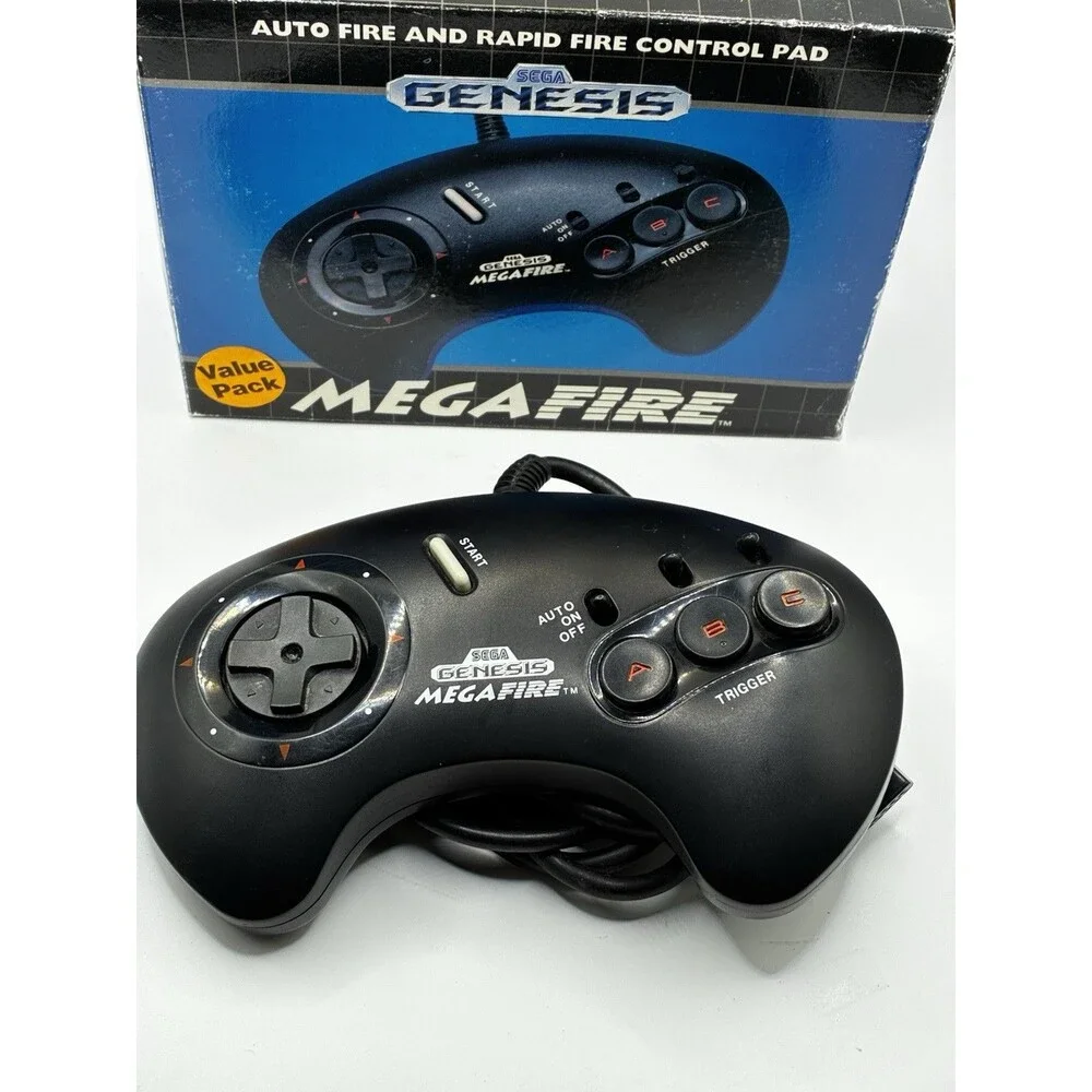 Sega Genesis Mega Fire Controller With Box